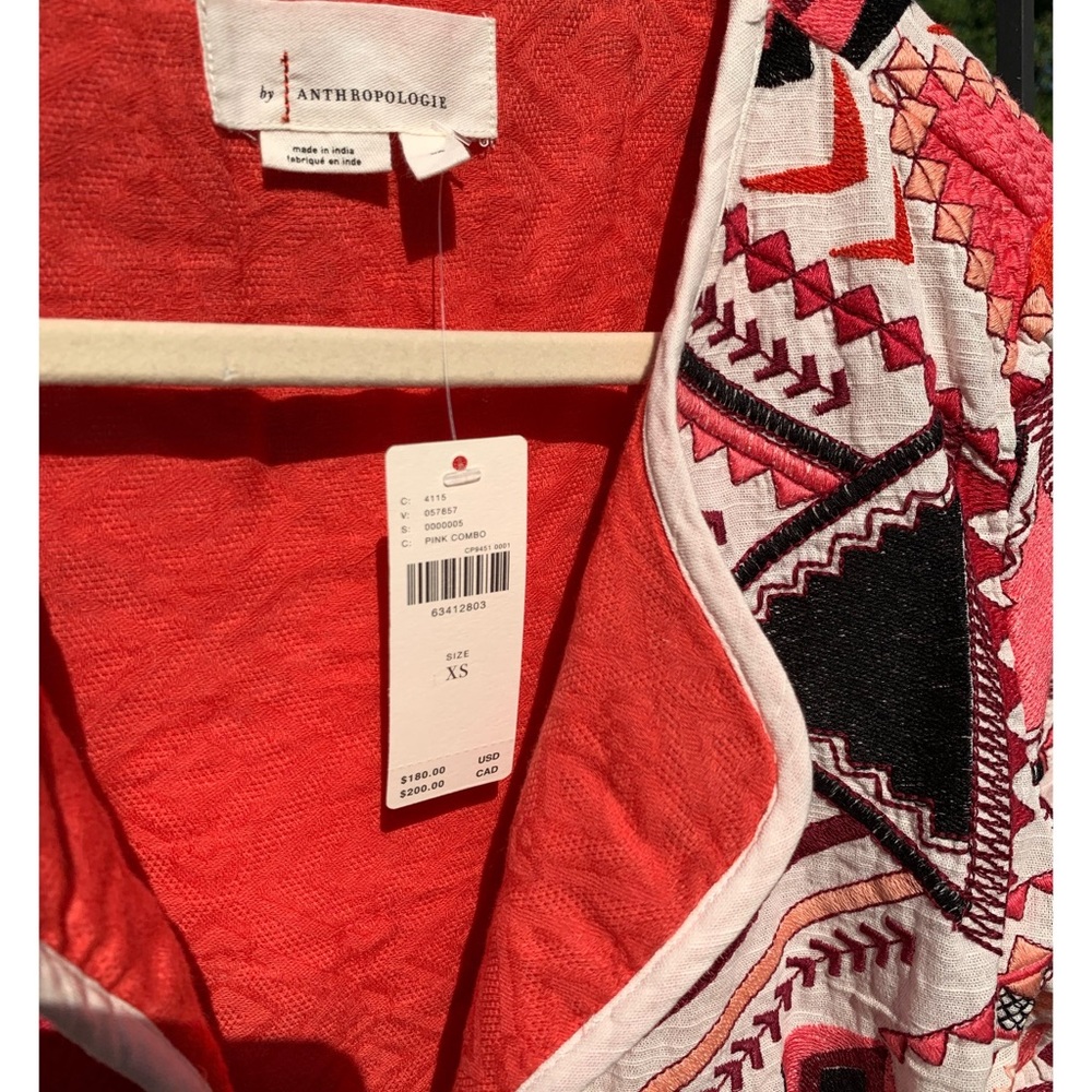 NWT Anthropologie Abstract Geo Quilted Jacket - XS, S - Picture 7 of 8